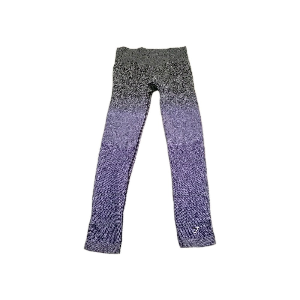 Gymshark Ombre Style Purple Flex High Waisted Leggings‎ M Workout Yoga Pilates